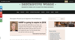 Desktop Screenshot of descriptivewords.org